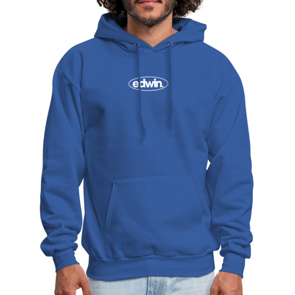 edwin Logo Hoodie - royal blue