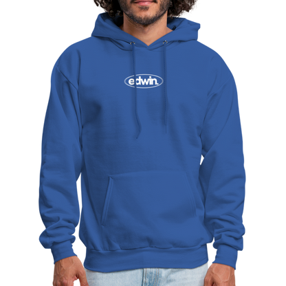 edwin Logo Hoodie - royal blue