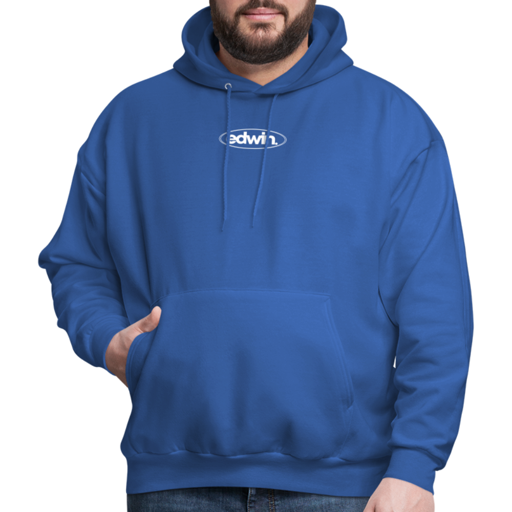 edwin Logo Hoodie - royal blue