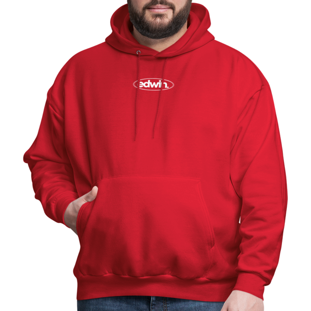 edwin Logo Hoodie - red