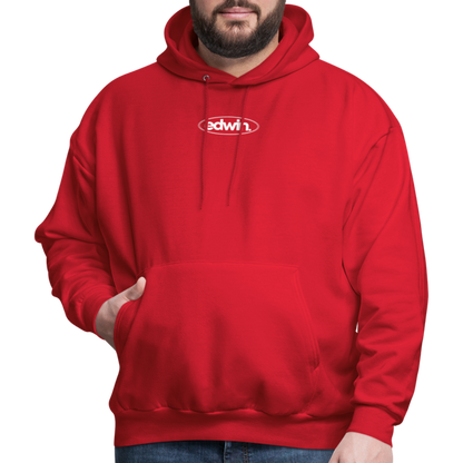 edwin Logo Hoodie - red