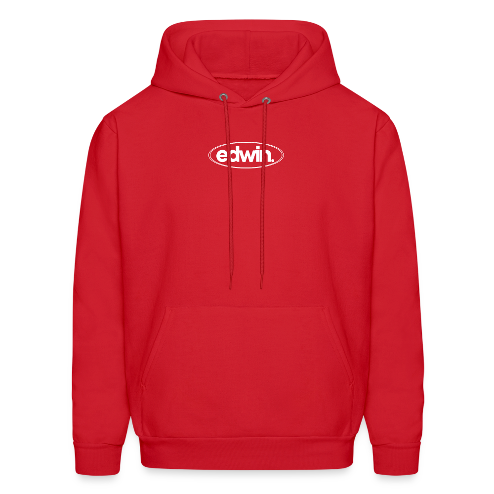 edwin Logo Hoodie - red