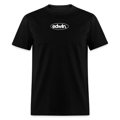 edwin White Logo Tee - black