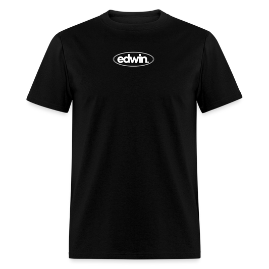 edwin White Logo Tee - black