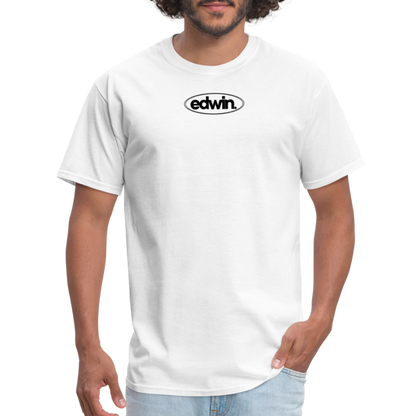 edwin Black Logo Tee - white