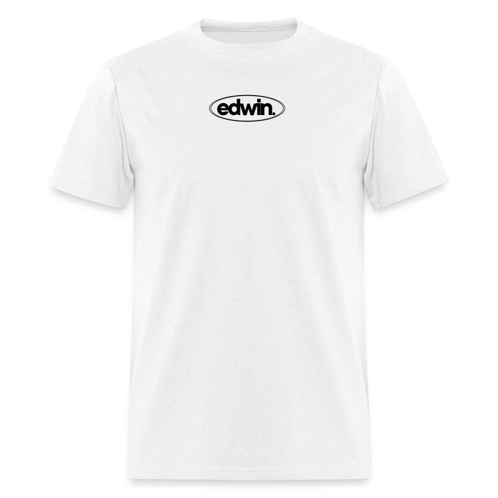 edwin Black Logo Tee - white