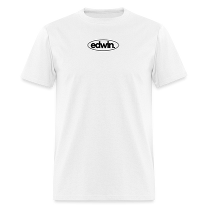 edwin Black Logo Tee - white