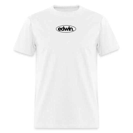 edwin Black Logo Tee - white